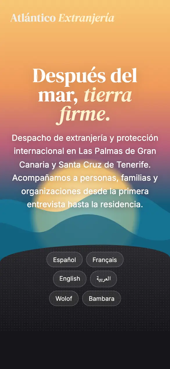 Atlántico Extranjería — versión móvil