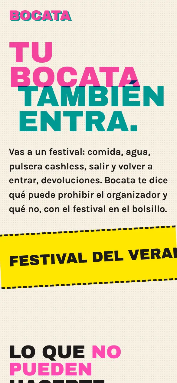 Bocata — versión móvil