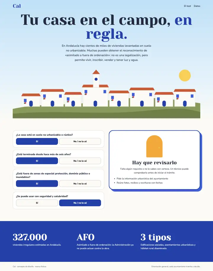 Cal — página completa