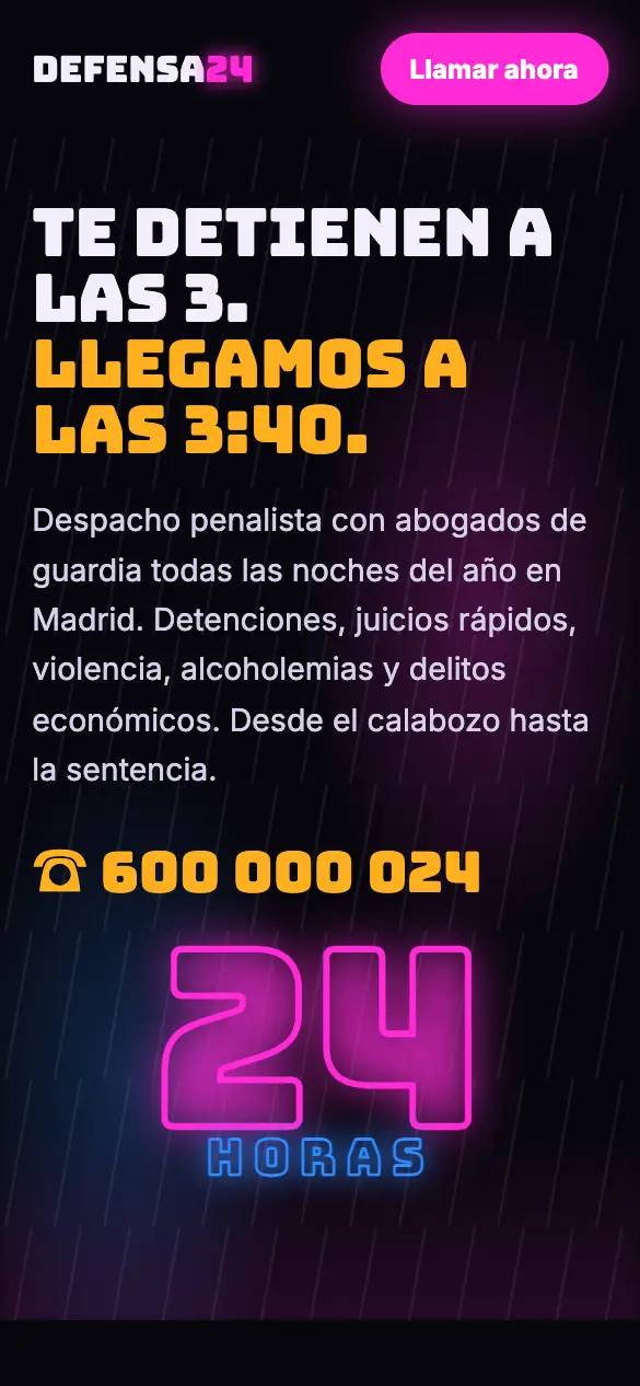 Defensa 24 — versión móvil
