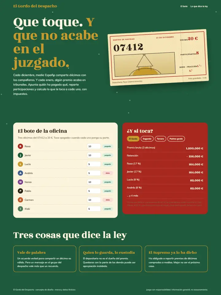El Gordo del Despacho — página completa