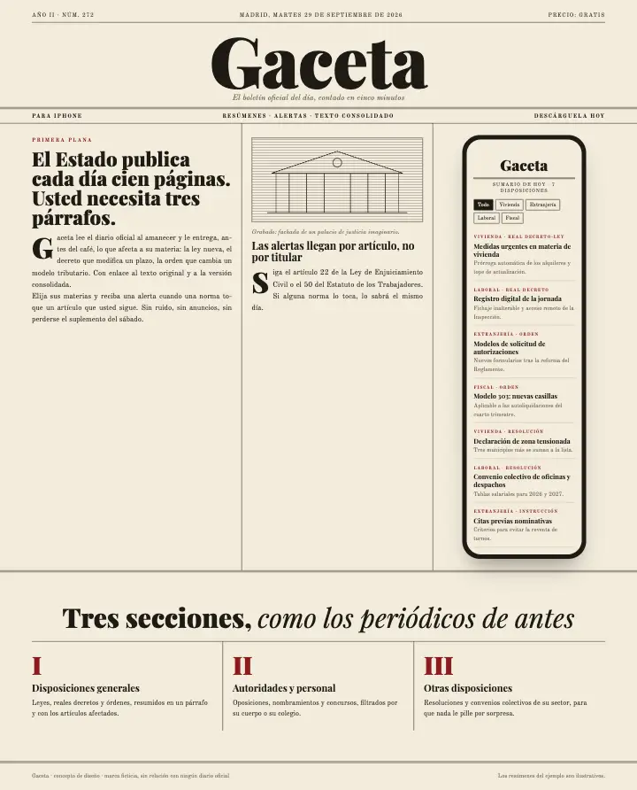 Gaceta — página completa