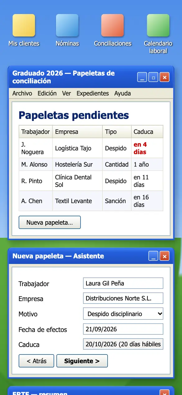 Graduado — versión móvil