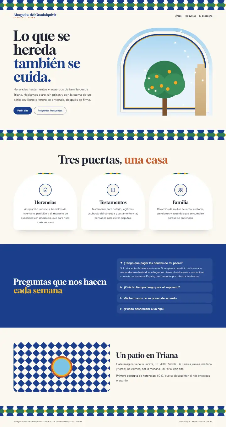 Abogados del Guadalquivir — página completa