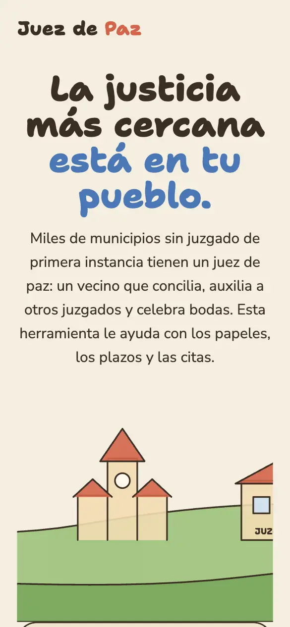 Juez de Paz — versión móvil