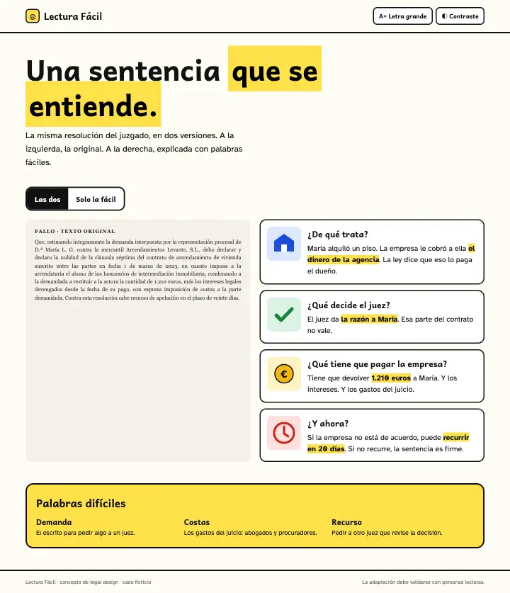 Lectura Fácil — página completa