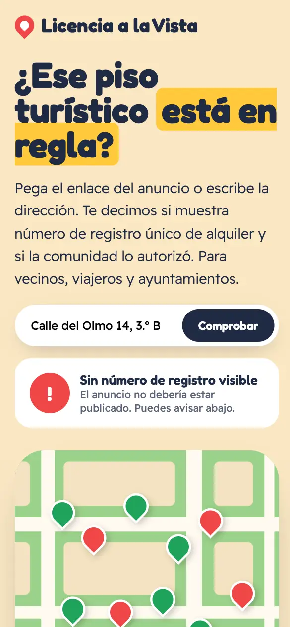 Licencia a la Vista — versión móvil