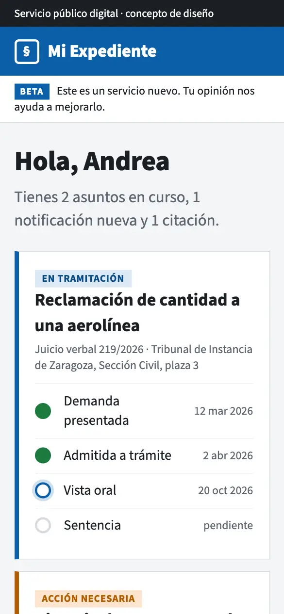 Mi Expediente — versión móvil