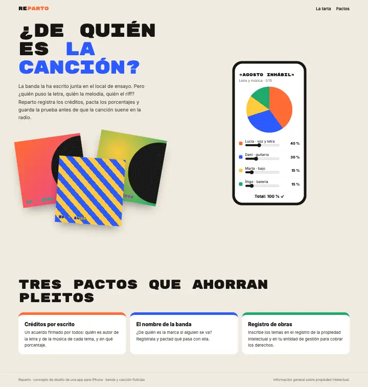 Reparto — página completa