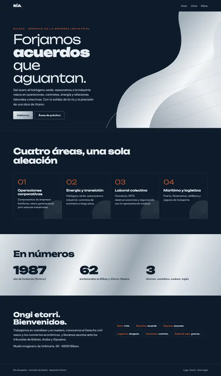 Ría Abogados — página completa