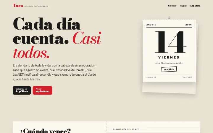 Taco — concepto de diseño