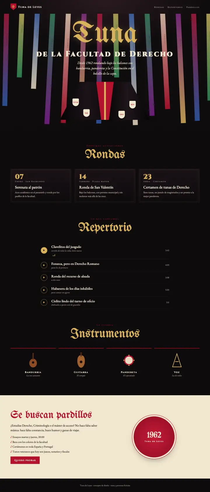 Tuna de Leyes — página completa