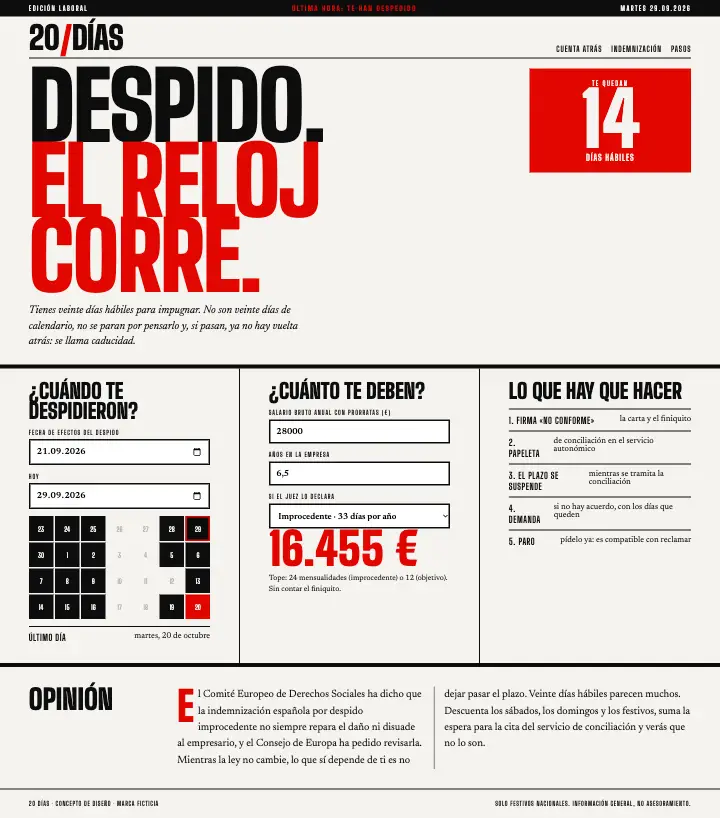 20 Días — página completa