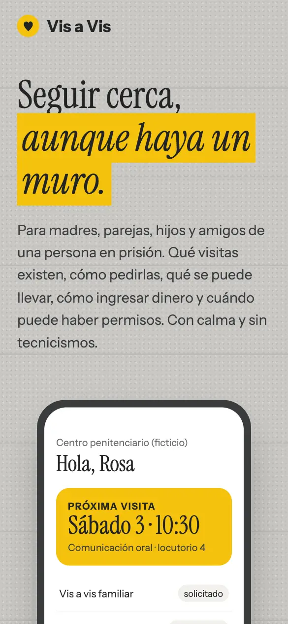 Vis a Vis — versión móvil
