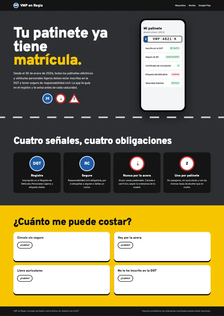 VMP en Regla — página completa